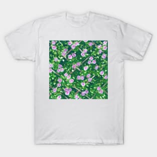 Lattice with roses T-Shirt